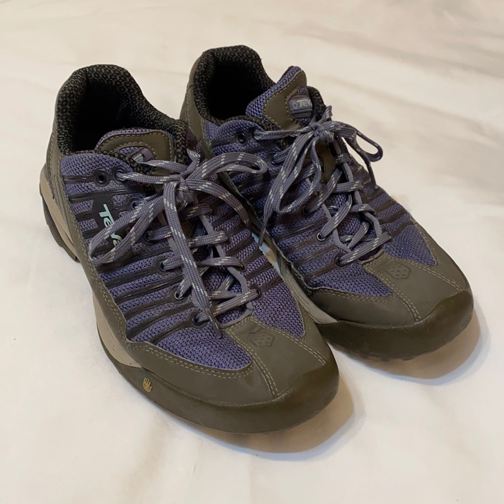 Teva Women's Blue and Gray Hiking Sneakers